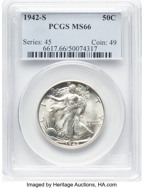 1942-S 50c MS thumbnail 5