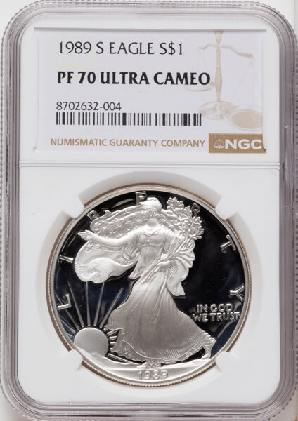 1989-S $1  Silver Eagle PR DCAM thumbnail 8