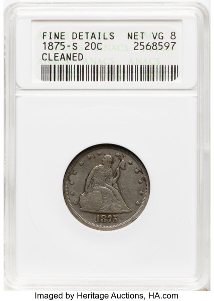 1875-S 20c MS PL thumbnail 9