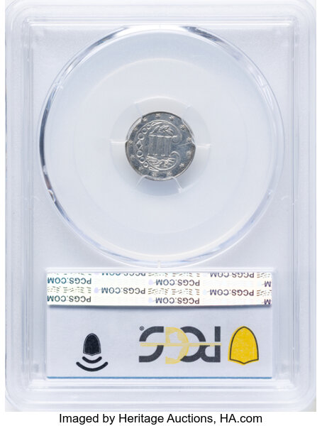 3-Cent Silver 3cS Type 3, 1859-1872 [Type] G6 thumbnail 23