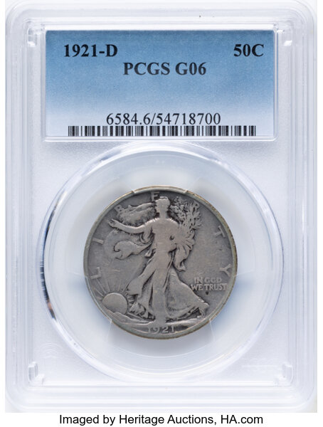 1921-D 50c MS thumbnail 3