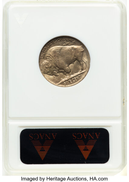 1913 5c Buffalo, Type 2 MS61 CAC thumbnail 7