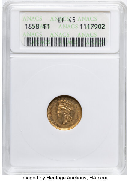 1858 G$1 MS thumbnail 4
