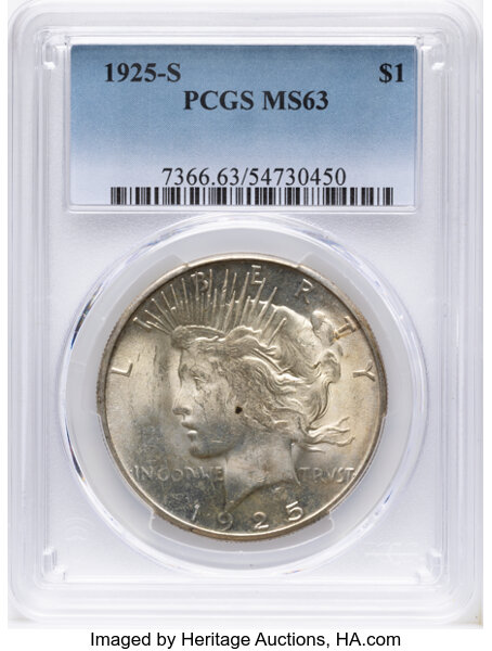 1925-S $1  Doubled Wing, VAM-3A MS thumbnail 15