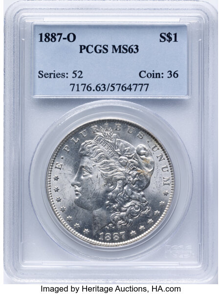 1887-O $1  Doubled Stars, Die Breaks, VAM-5B MS thumbnail 19