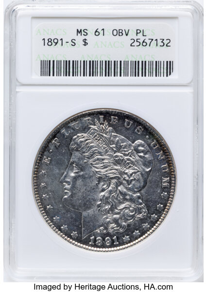1891-S $1  MS PL thumbnail 4