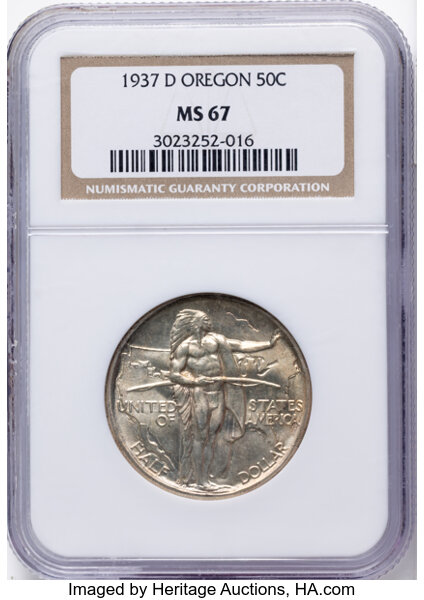 1937-D 50c Oregon Trail MS thumbnail 3