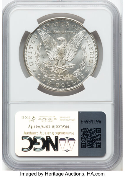 1898 $1 MS66 CAC thumbnail 2