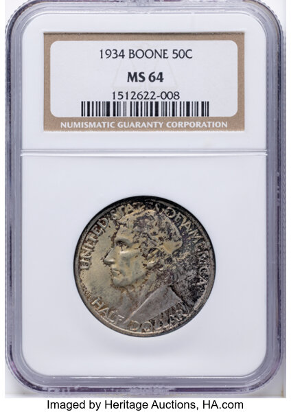 1934 50c Boone MS thumbnail 4