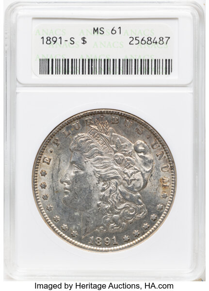 1891-S $1  MS thumbnail 5
