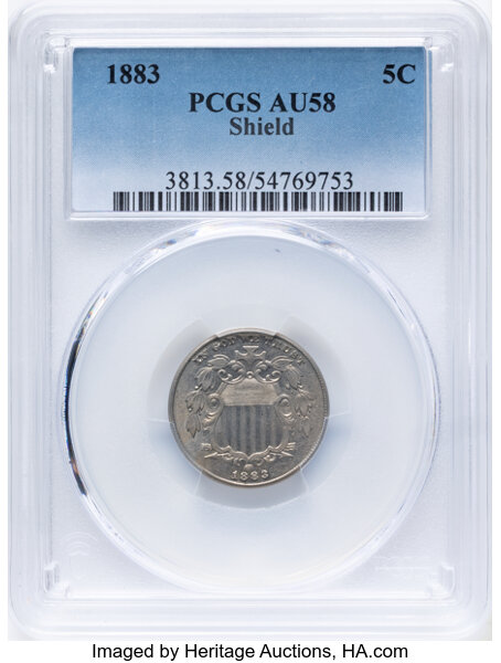 1883 5c Shield MS thumbnail 3