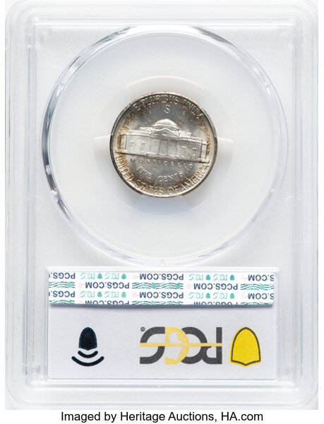 1942-S/S 5c Silver, Repunched Mintmark, FS-501 MS FS thumbnail 18