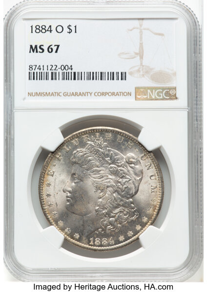 1884-O $1  Die Break Right Stars, VAM-19B MS thumbnail 20