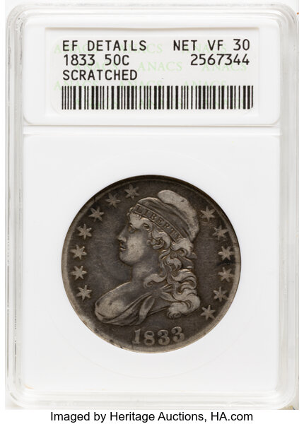 1833 50c O-113 MS thumbnail 3