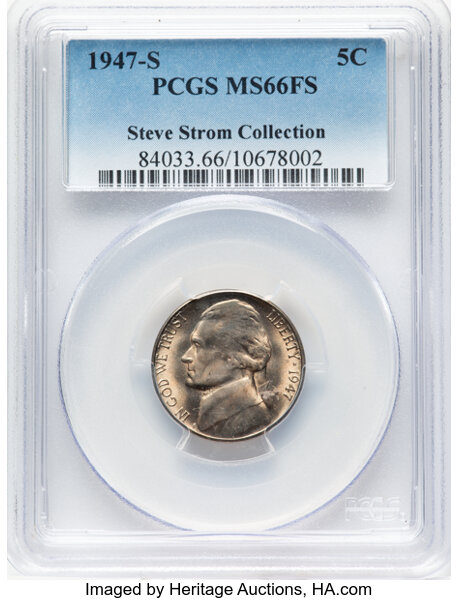 1947-S 5c MS FS thumbnail 2