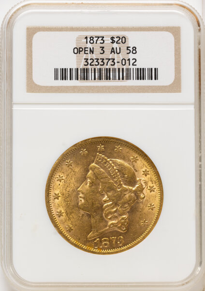 1873 $20  Open 3 MS thumbnail 4
