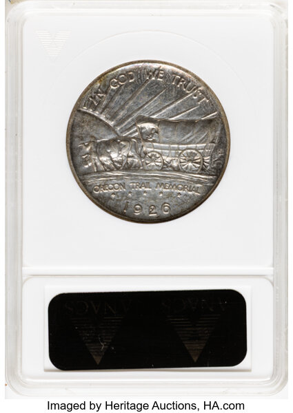 1926-S 50c Oregon Trail AU50 thumbnail 2