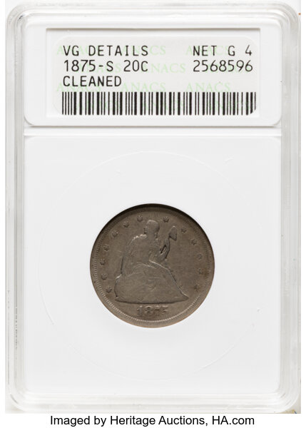 1875-S 20c MS PL thumbnail 8
