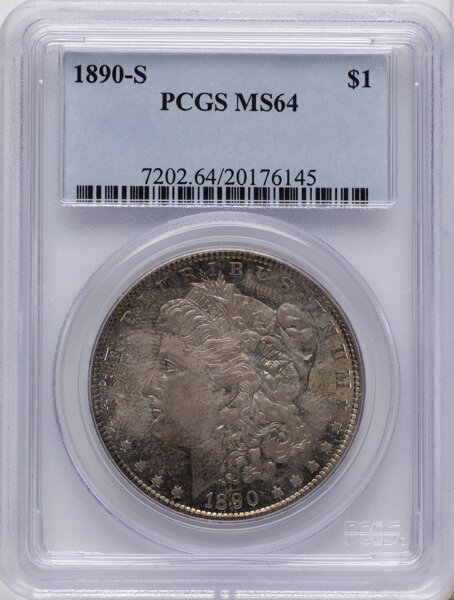 1890-S $1 MS64 CAC thumbnail 4