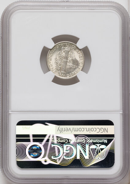 1916 10c Mercury MS FB MS65 FB thumbnail 2