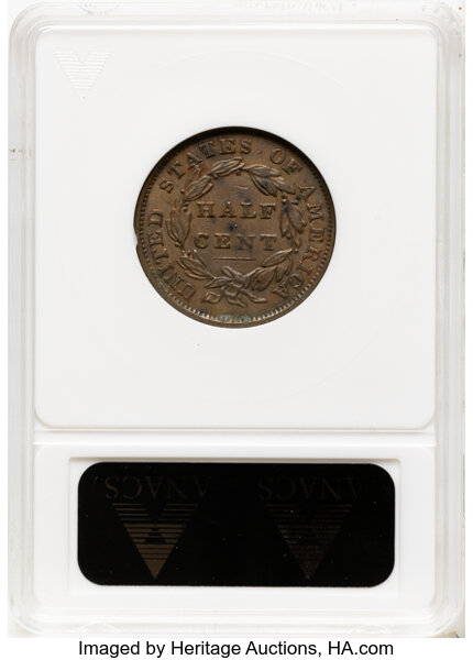 1834 1/2c C-1 MS BN thumbnail 16