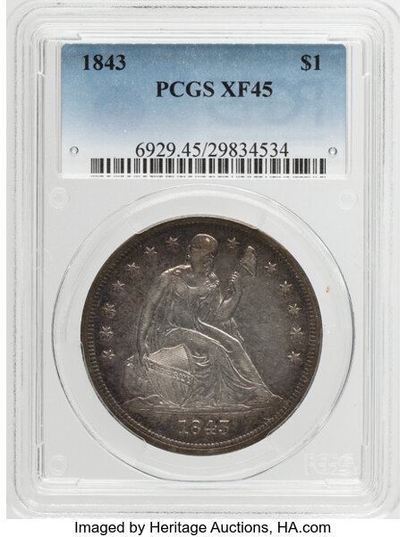 1843 $1  MS thumbnail 4