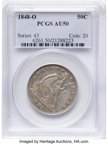 1848-O 50c MS thumbnail 4