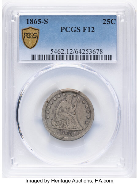 1865-S 25c MS thumbnail 13