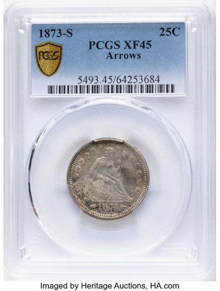 1873-S 25c Arrows MS thumbnail 15