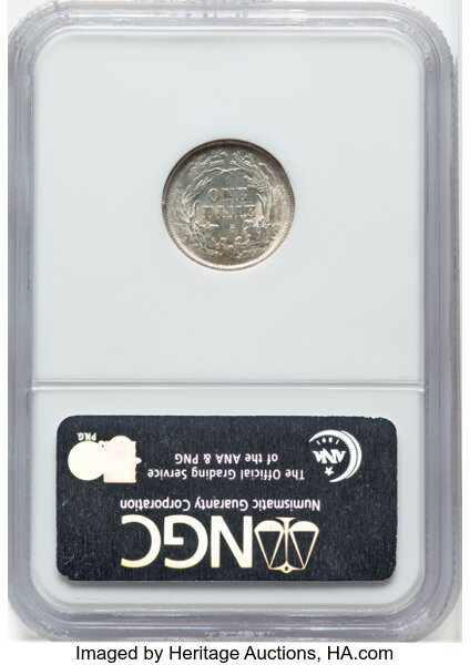 1875-S 10c Mintmark Above Bow MS thumbnail 12