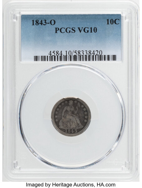 1843-O 10c MS thumbnail 5