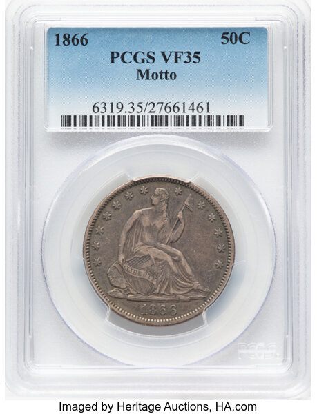 1866 50c Motto MS thumbnail 3