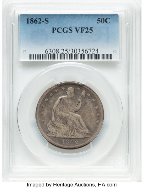 1862-S 50c MS thumbnail 2