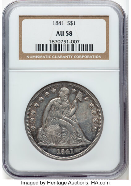 1841 $1  MS thumbnail 5