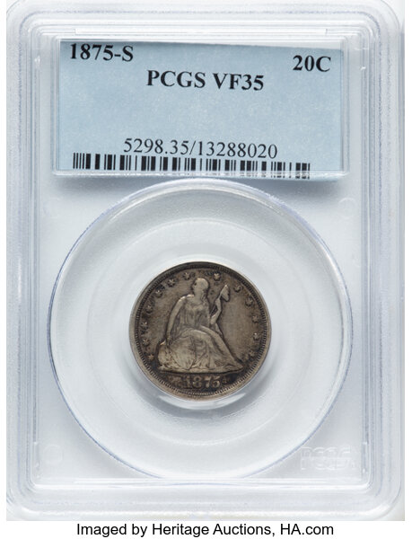 1875-S/S 20c Misplaced Date, FS-302 MS thumbnail 2