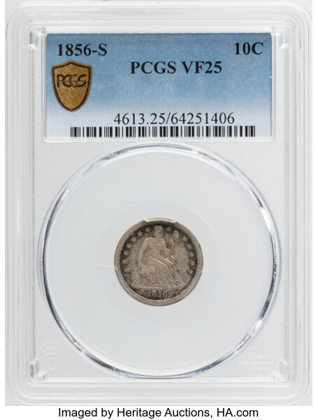 1856-S 10c MS thumbnail 12