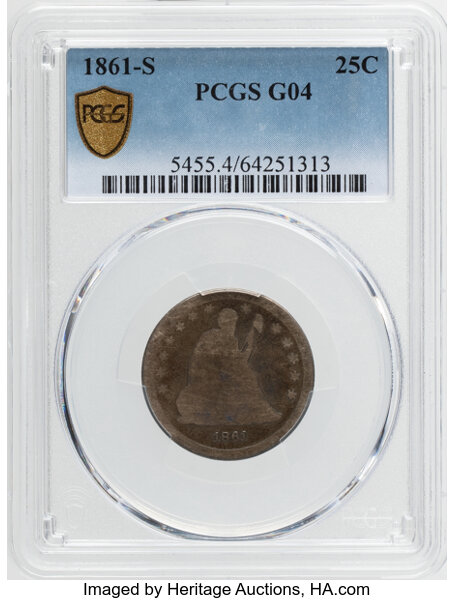 1861-S 25c MS thumbnail 16