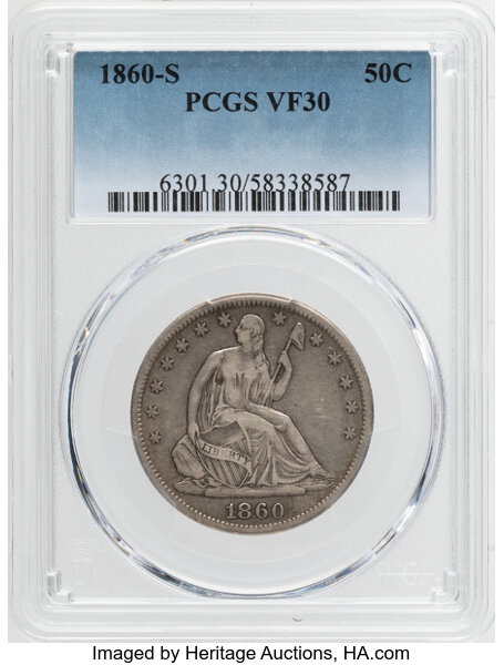 1860-S 50c MS thumbnail 4
