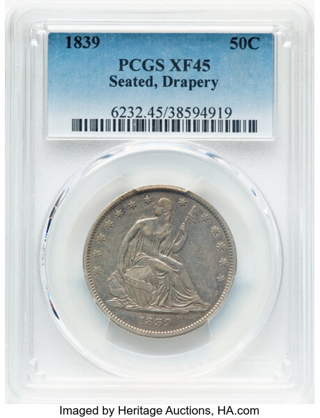 1839 50c Drapery MS PL thumbnail 3