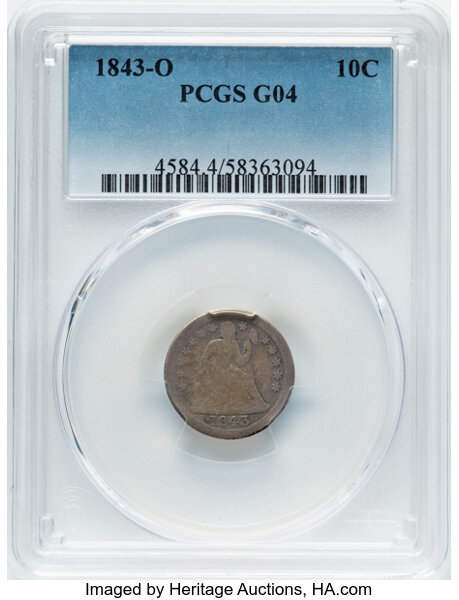 1843-O 10c MS thumbnail 4