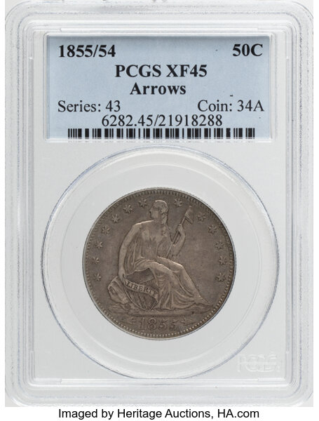 1855/54 50c Arrows, FS-301, WB-102 MS thumbnail 3