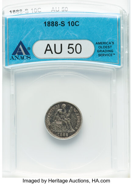 1888-S 10c MS thumbnail 4
