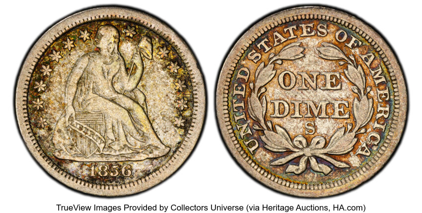 1856-S 10c MS thumbnail 3