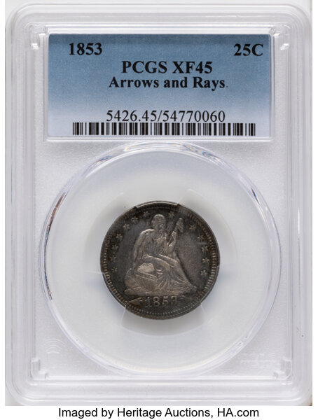 1853 25c Arrows & Rays MS thumbnail 4