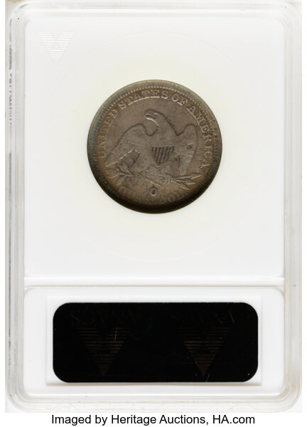 1854-O 25c Arrows, Huge O, FS-501 MS thumbnail 3