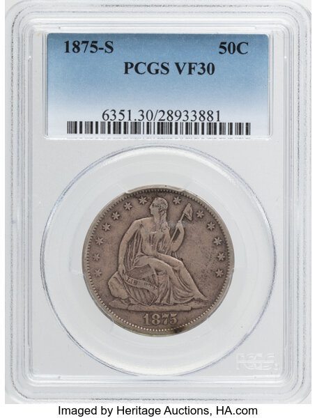 1875-S 50c MS thumbnail 4