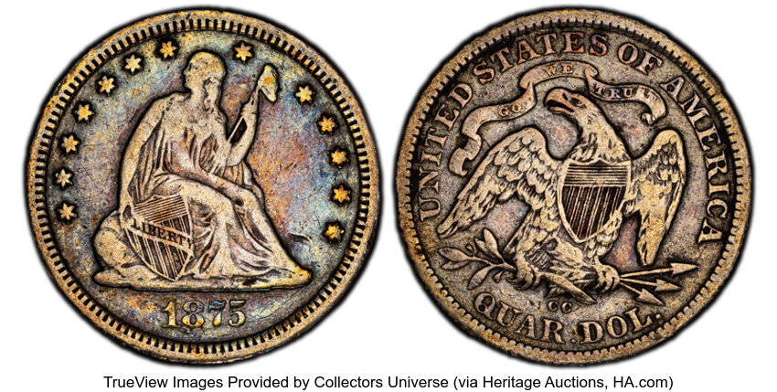 1875-CC 25c MS thumbnail 3