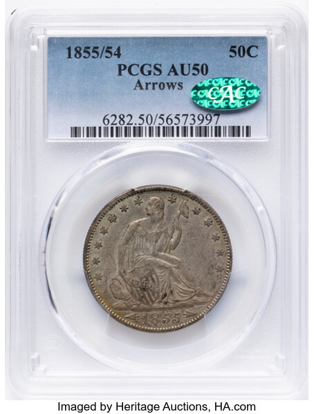 1855/54 50c Arrows, FS-301, WB-102 MS thumbnail 5