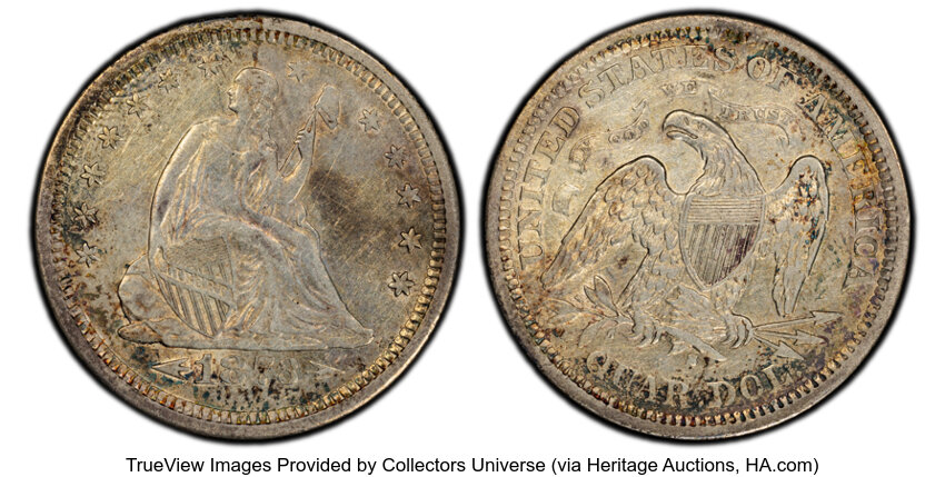1873-S 25c Arrows MS thumbnail 3