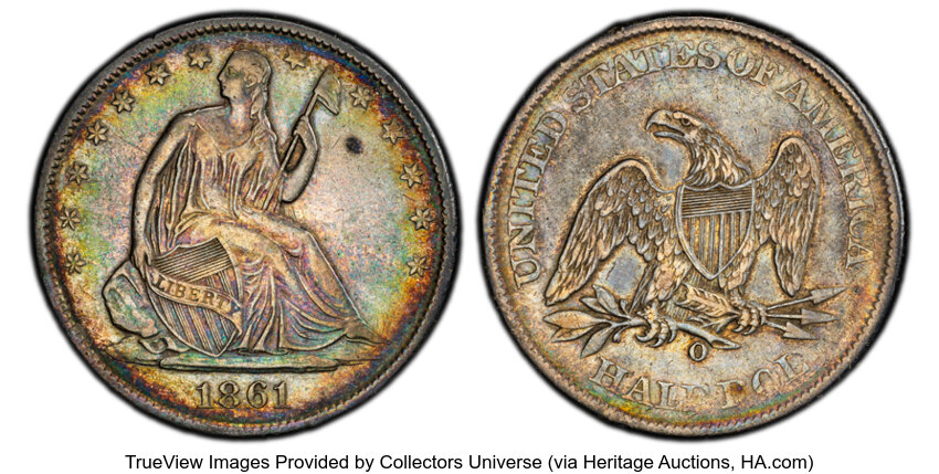 1861-O 50c Louisiana Issue, W-04 MS thumbnail 2